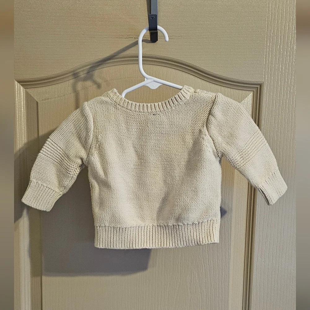 Baby Gap Cable Knit Pullover Sweater Size 3-6mos Old - Picture 5 of 7